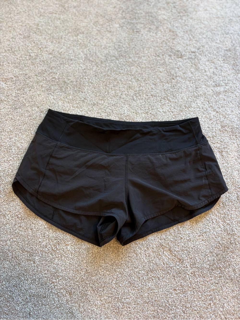 Lululemon Black Active Running Shorts